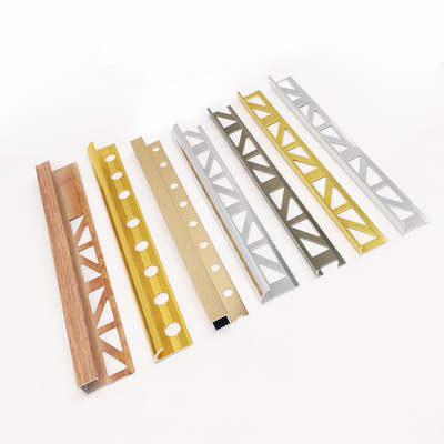 10mm Aluminium Tile Trim , L Shaped Aluminum Trim Ceramic Protection