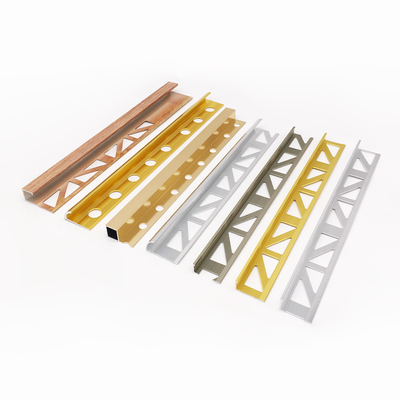 10mm Aluminium Tile Trim , L Shaped Aluminum Trim Ceramic Protection