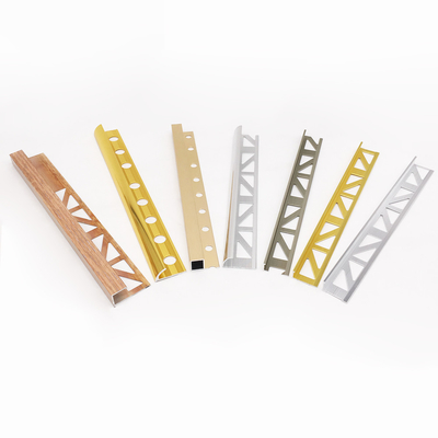 10mm Aluminium Tile Trim , L Shaped Aluminum Trim Ceramic Protection