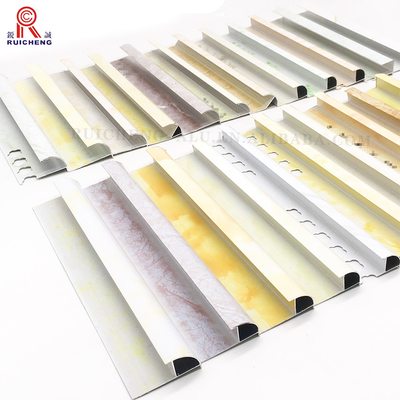 Professional Aluminum Tile Trim Round Shape Ceramic Alloy Protection Extrusion Profile