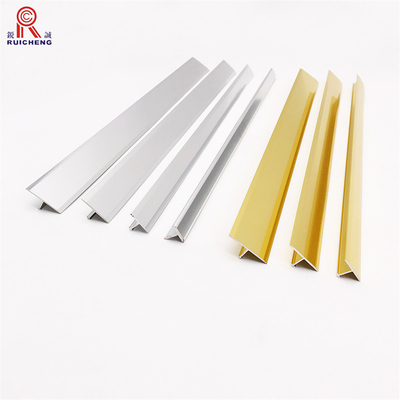 Decorative Tile T Shape Aluminum Edge Trim Powder Coated Ceramic Tile Trim