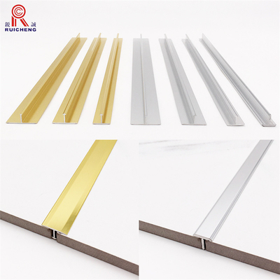 6063 / 6061 Aluminum T Transition Strip Brushed Oxidation Powder Coating Surface Treatment
