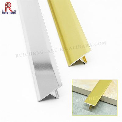 6063 / 6061 Aluminum T Transition Strip Brushed Oxidation Powder Coating Surface Treatment