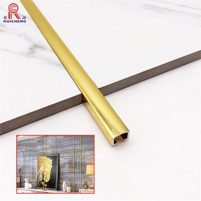 Decorative Ceramic Aluminium Tile Trim Profiles U Shape Tile Corner Trim Strip