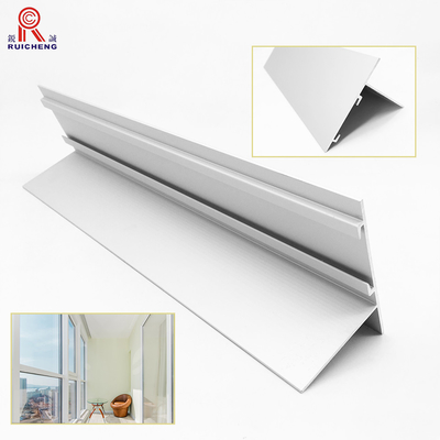 Decorative Balcony Aluminium Tile Edge Trim 0.8mm For Patios Exterior Application