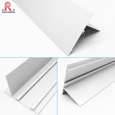 Decorative Balcony Aluminium Tile Edge Trim 0.8mm For Patios Exterior Application