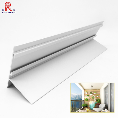 Metal Silver Aluminum Tile Trim Anodized Balcony Corner Protection Edge