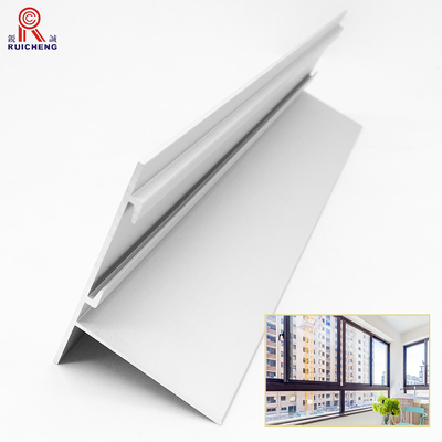 Metal Silver Aluminum Tile Trim Anodized Balcony Corner Protection Edge