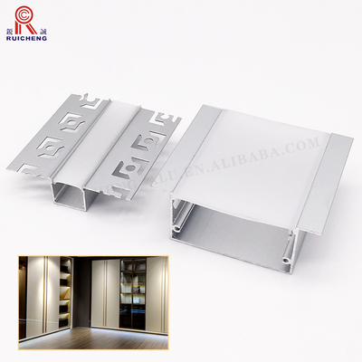6000 Series T3 - T8 Aluminium LED Strip Light Profile Anodized / Polished / Powder Coating