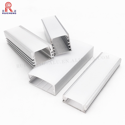 Professional Anodizing Aluminium LED Strip Light Channel Profile Rectangular 0.3mm - 3mm