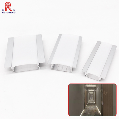 Wall Mounted Flat LED Aluminum Profile Poly Carbonate / Opal Diffuser OEM Service