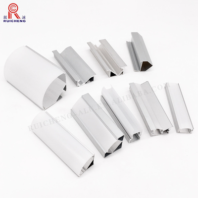 Wall Corner Aluminium LED Strip Light Profile 6061 T3 - T8 Never Fade