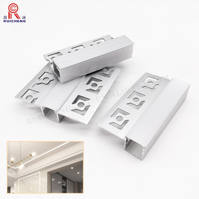 Surface Mounted LED Aluminium Profile 2m Square Aluminium Housing For LED Strip Lights