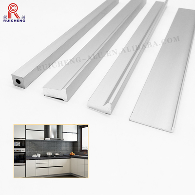 Customized Aluminium Handle Profile Construction Wardrobe Aluminium Handle Extrusion