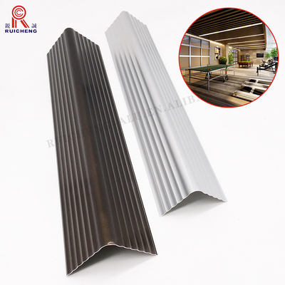 L Shape Aluminium Edging Profile 6063-T5 6061-T6 For Wall Customized