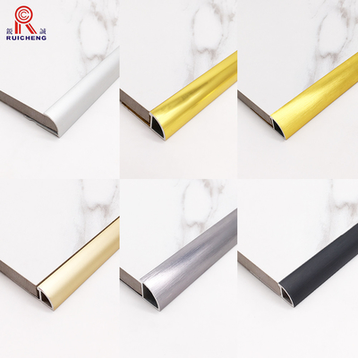Customized Color Aluminum Tile Edge Trim Ceramic Protection Round Shape