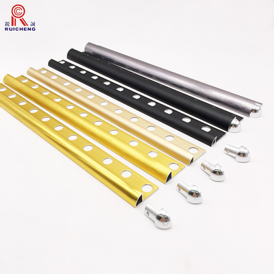 Customized Color Aluminum Tile Edge Trim Ceramic Protection Round Shape