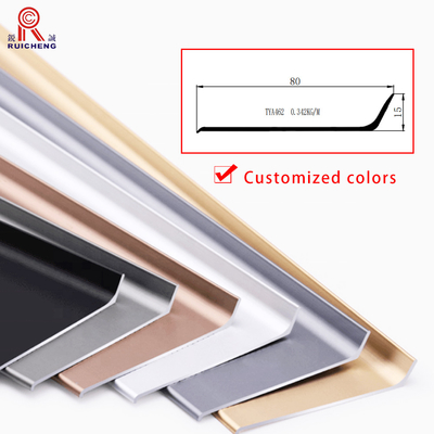 Skirting Board Extrusion Line Customied Colors For Indoor Kitchen