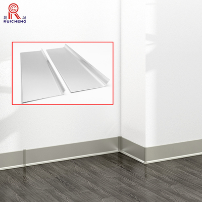 Waterproof Aluminum Skirting Board 150mm Floor Wall Coverd Home Decoration