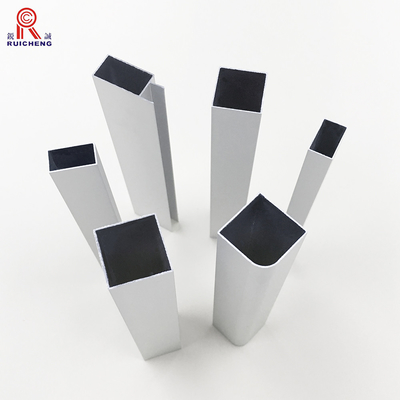 Oval Aluminium 6061 Pipes TUV Approved 8mm Height Polished Treatment