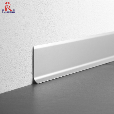 Waterproof Aluminum Skirting Board 150mm Floor Wall Coverd Home Decoration