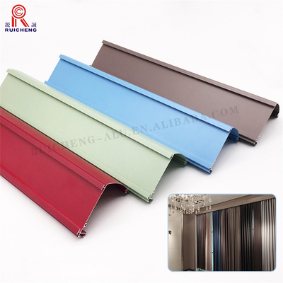 30mm Fineline Aluminium Curtain Track , Aluminium Bendable Curtain Track