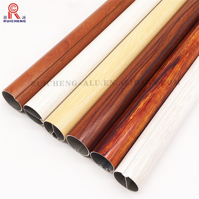 Fluorocarbon Coating Aluminium Curtain Rail Track Anticorrosion For Roller Blind