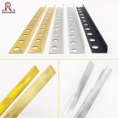 8mm Aluminium Tile Trim , ODM L Shaped Aluminum Trim Ceramic Protection