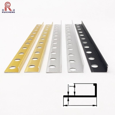 8mm Aluminium Tile Trim , ODM L Shaped Aluminum Trim Ceramic Protection