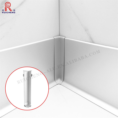 Kitchen 75mm Aluminium Skirting Stain Resistance Anti Insect Grade 6082