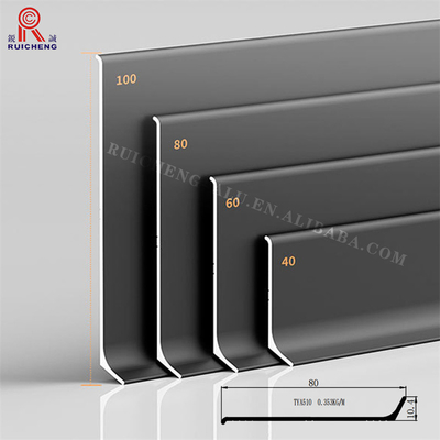 Anodized Aluminum Skirting For Mobile Home 3mm Thickness Black Laminate