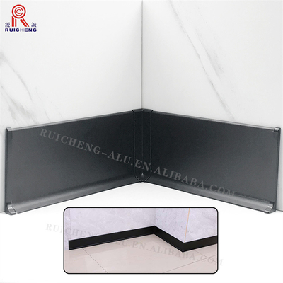 7075 Aluminium Skirting 100mm Distortion Resistant Waterproof