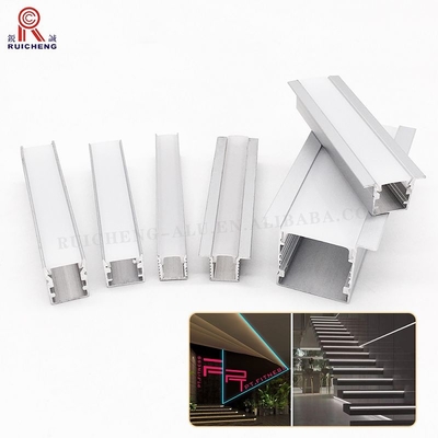 Surface Mounted Aluminium LED Strip Light Profile 2.5m Length Decorative