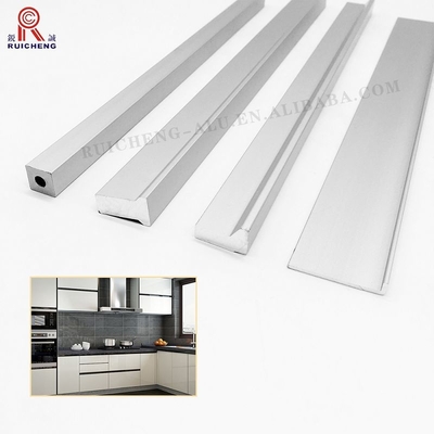 G Section Aluminium Handle Profile ODM Available 8mm Height Brushing