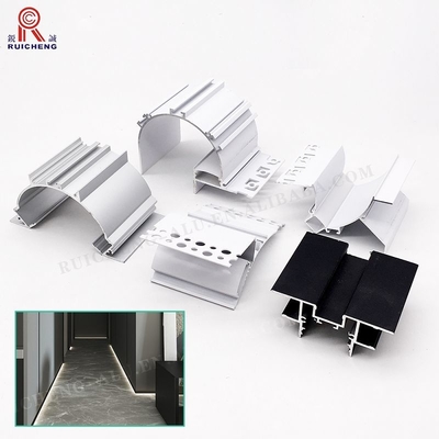 Extruded Aluminium Profiles For Led Tape Installation Mill Finished 10mm Wide