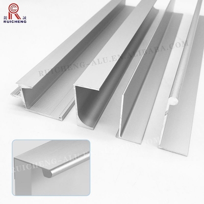0.65mm Aluminium Handle Profile , T8 G Profile Handle Black Powder Coated
