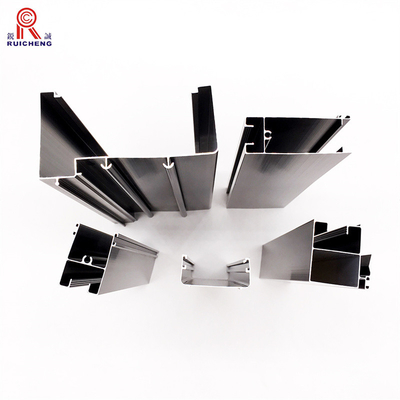 6063 Grade Aluminum Window Channel Extrusion PVDF Painted T3 Temper