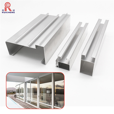 6063 Aluminium Profiles For Windows And Doors , ODM window extrusion profiles