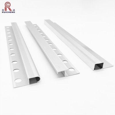 Indoor Aluminium Stair Nosing Edge Trim , 1.5mm Anodized Aluminum Stair Nosing