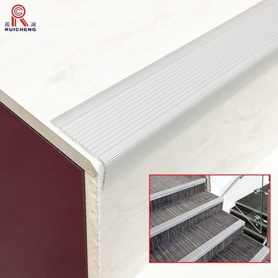 450 Mcd Aluminium Stair Nosing Edge Trim 8.5mm Height Nonradioactive Nontoxic