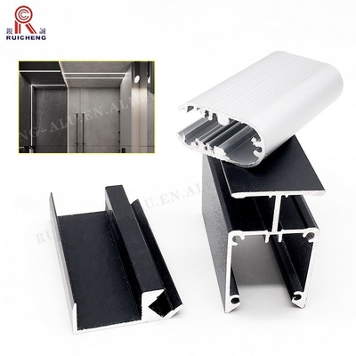 T8 Aluminum Profile For Led Strip Lighting Anodized Coating Recessed