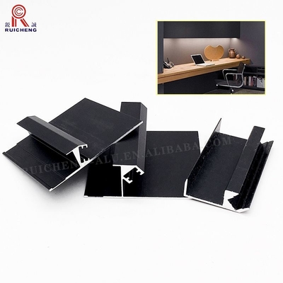 T8 Aluminum Profile For Led Strip Lighting Anodized Coating Recessed