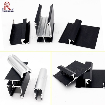 T8 Aluminum Profile For Led Strip Lighting Anodized Coating Recessed