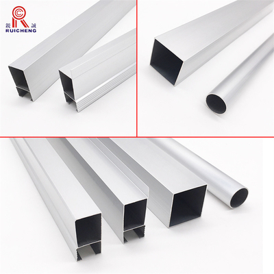 Rectangular Aluminum Pipe Tube Grade 6061 Electrophoresis Treatment
