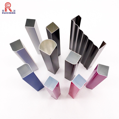 Antiscratch Aluminum Pipe Tube , ASME Colored Anodized Aluminum Tubing