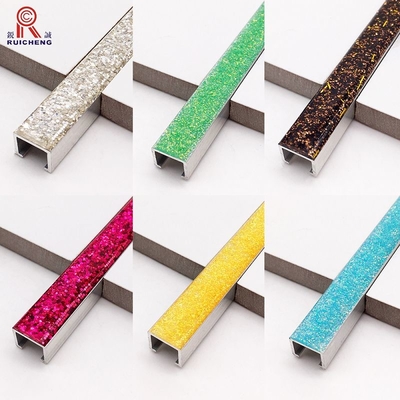 Mill Finish Listello Tile Trim 10mm X 10mm For Mosaic Tile Backsplash