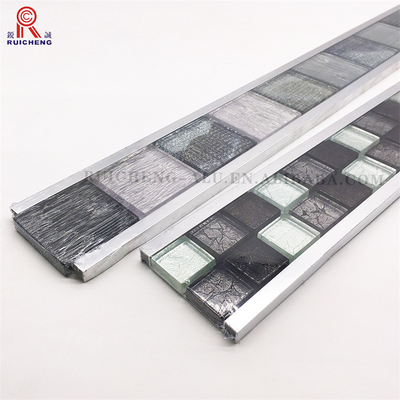 Decorative  Listello Tile Trim Anti Collision 800mm Length For Bathroom