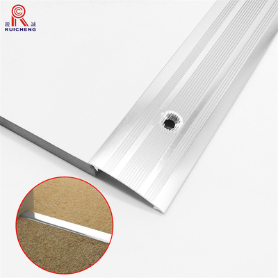 Polished Aluminium Transition Strip Multifunction 38mm Width 6063 T5