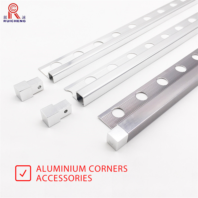 Polished Ceramic Border Aluminium Square Edge Tile Trim Ceramic Tile Edge Decoration