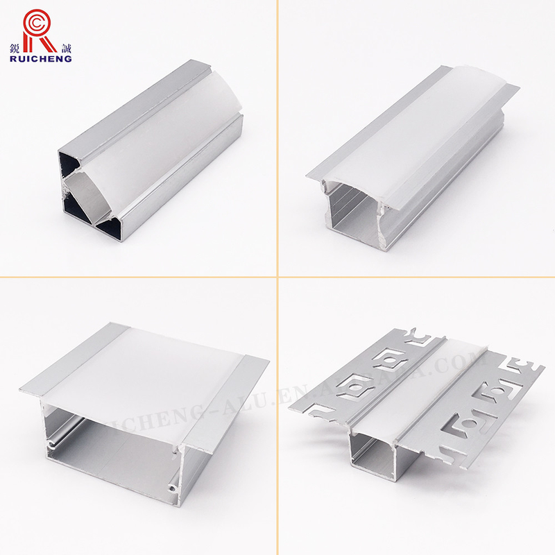 6000 Series T3 - T8 Aluminium LED Strip Light Profile Anodized / Polished / Powder Coating